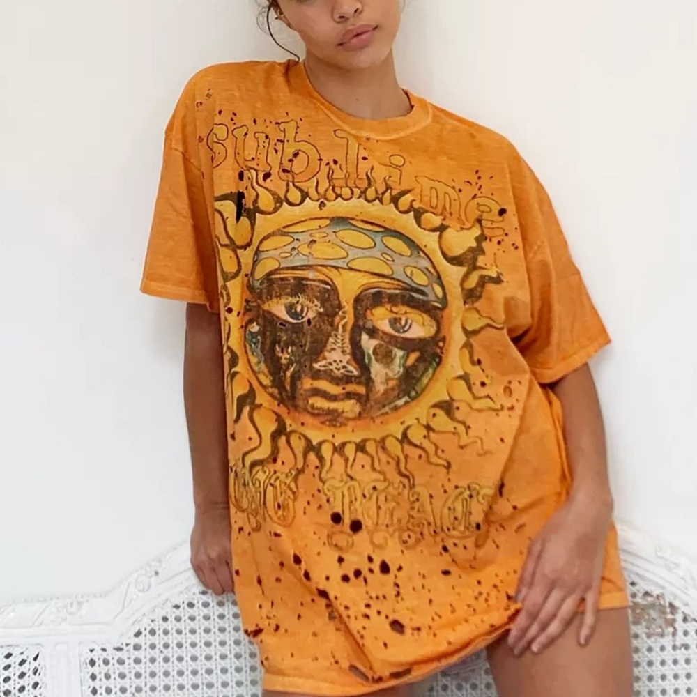 Urban outfitters sublime ripped shirt